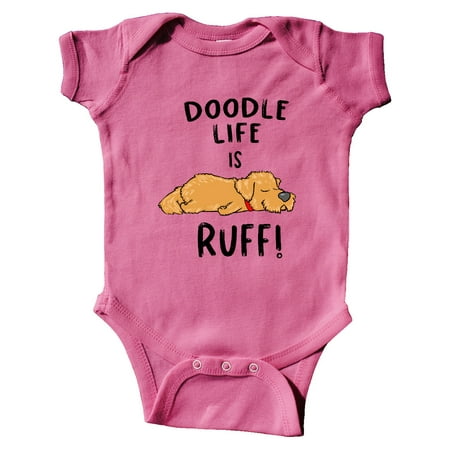 

Inktastic Doodle Life is Ruff! Golden Doodle Gift Baby Boy or Baby Girl Bodysuit