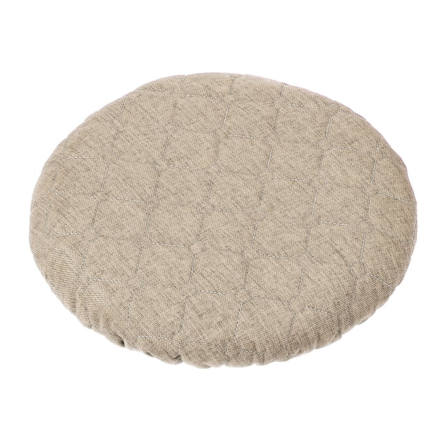 Cubiertas de Taburete Uxcell Redondas, Fundas de Taburete de Bar Elásticas Lavables, Funda de Cojín de Taburete para Sillas de Bar de 10-13 Pulgadas Color Caqui 1