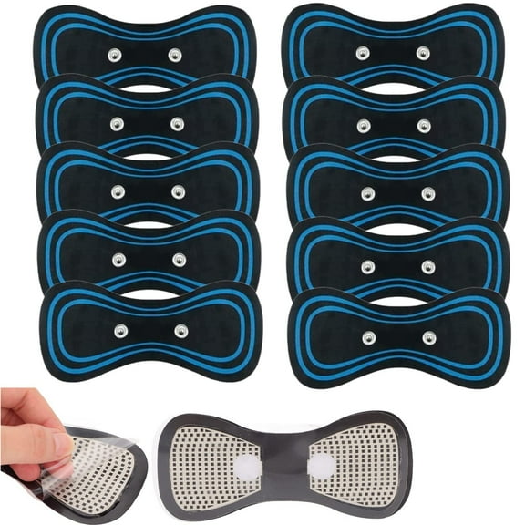 HHEN 10Pcs Portable Cervical Massage Pad,Whole Body Massager Pad,Neck Massager Pad,Back Massager Pad