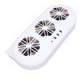 thumbnail image 1 of Car Air Vent Cooling Fan, 3 Outlets Design USB Rechargeable Efficient Air Circulation Exhaust Radiator Fan for Car Smoke Odour Exhaustion, 1 of 7