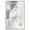 White Frame, variant on Granite Echoes II Canvas Gemstone Abstract Art by Art Remedy, Silver Frame, 36" x 54"