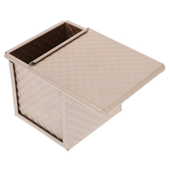 WEUVEB Aluminum Loaf Pan with Lid, Wave Pattern Design, Commercial Grade Bakeware for Restaurant and Home Baking, 1 Set