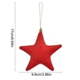 thumbnail image 3 of 5PCS Red Five-Point Star Pendant - Bright Decorative Star Ornament, Pendant Gift for Birthdays, Holidays, Housewarming, Festive & Home Decor & Holiday Decoration, 1pc, 3 of 6