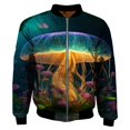 thumbnail image 3 of 2024 Chaqueta con cremallera y estampado 3D de hongos para hombre, moda informal unisex, chaqueta de manga larga con cremallera para hombre, sudadera con capucha, ropa para hombre, 3 of 5
