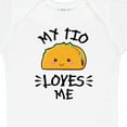 thumbnail image 4 of Inktastic My Tio Loves Me with Taco Illustration Boys or Girls Baby Bodysuit, 4 of 5