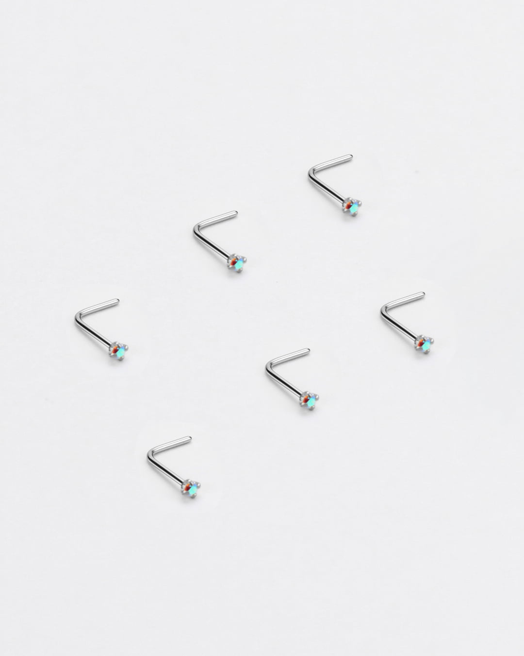 Buy 20G Tiny Diamond Nose Studs, 1.5mm/2mm/2.5mm/3mm CZ Nose Piercing,  Simple L Shape/screw/bone Nose Ring, Small Nose Stud, Gift for Her Online  in India - Etsy