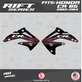 thumbnail image 2 of Kalair GFX Graphics Kit for Honda CR85 (2003-2014) Rift Series, 2 of 5
