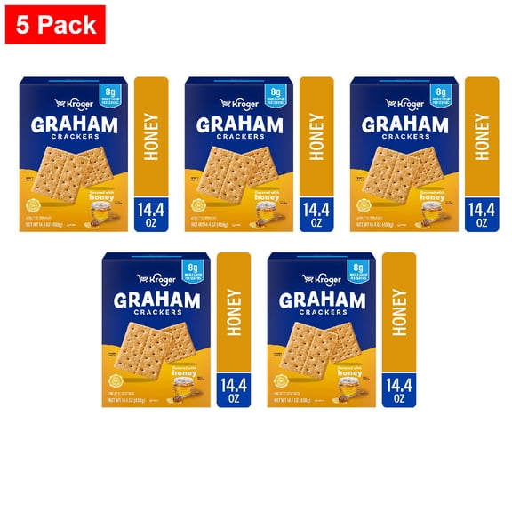Kroger Honey Graham Crackers 14.4 oz - 5 Pack
