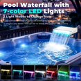 thumbnail image 2 of Fuente para piscina Hanaoyo con LED de 7 colores y abrazadera ajustable, 2 of 7