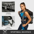 Xelfly Sports Backpack Basketball/Football Holder, 25L Gym, Outdoor