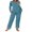 Green Heart, variant on Ekouaer Womens Pajama Sets 2 piece Lounge Sets for Women V-neck Long Sleeve Top and Elastic Waist Pants with Pockets