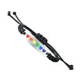 thumbnail image 4 of BRIGHTFUFU Pulsera de pareja de homosexuales Correa de muñeca del arco iris Exquisito Accesorio de mano, 4 of 7