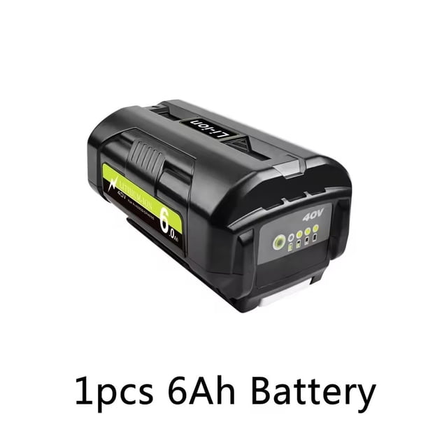 Para Ryobi 6.0Ah 40V Batería Recargable de Iones de Litio para Ryobi RY40502 RY40200 40V Batería Inalámbrica para Herramientas Eléctricas OP4050 OP4026 OP40401
