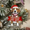 thumbnail image 3 of Zatoumnr Flat Dog Christmas Tree Hanging Decoration, Unique Home Accent for the Holiday Season Christmas Decorations Indoor Outdoor Christmas Gifts for Women Men Family, 3 of 9