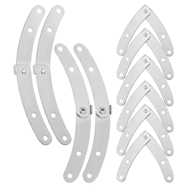 10 Pcs Charnière de Boîte de Rangement Support de Couvercle de Boîte en Fer Support de Couvercle pour Boîte DIY