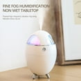 thumbnail image 4 of Cateissary Humidificador LED de 350 ml, difusor de aire de doble salida, pulverizador de niebla, atomizador Humidificadores Blanco, 4 of 6