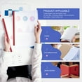 thumbnail image 3 of 10pcs Covers with Sliding Bar Clear Resume Presentation File Folders Organizer Binder for A4 Size Paper Red, 3 of 6