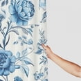 thumbnail image 3 of ARISTURING Floral Pattern Blue Bird Shower Curtain for Bathroom Decoration with Hooks 69x72, 3 of 7