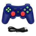 thumbnail image 1 of Reemplazo inalámbrico del gamepad del joystick del controlador de juegos Bluetooth para la consola de juegos PS3, azul kenally DZ4206-02B, 1 of 2