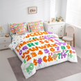 thumbnail image 3 of Castle Fairy Teens Monogrammed Letter Initial 7-Piece Bedding Comforter Set,Colorful Number King Bedding Sets,Kawaii Cute Ultra Soft Bed Sheets,Super Cozy Room Decor, 3 of 8