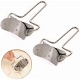 thumbnail image 1 of EORTA 2 Pieces Stainless Steel Pastry Rolling Cutter Circle Dough Blade Roller Dumpling Wrapper Mould Pie Ravioli Empanada Pierogi Calzone Making Tools for Home Kitchen, DIY, Gift, Dia.7 cm, 1 of 7