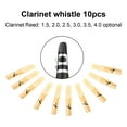 thumbnail image 4 of NIBOLOG 10Pcs/Set Clarinet Reed Skin-Friendly Anti-Corrosion Lightweight Smooth Wood Portable Tenor Clarinet Reed for Musician, 4 of 8