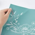 thumbnail image 3 of 11x8.6 Inch Self-Adhesive Silk Screen Printing Stencil Reusable Pattern Stencils Flower & Plant, 3 of 7