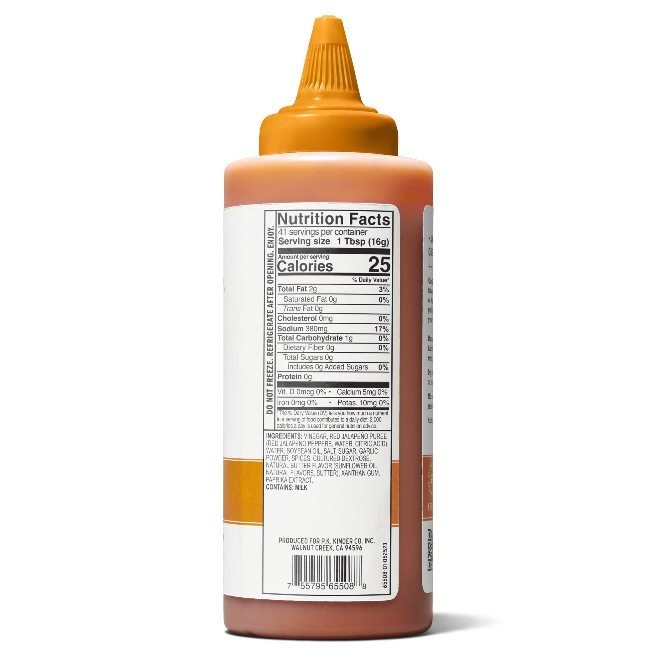 Kinder's Buttery Buffalo Wing Sauce, Dip, and Marinade, 14.2 oz