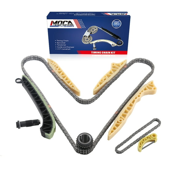MOCA AUTOPARTS Timing Chain Kit Fit for 05-15 Mercedes-Benz CLK350 E350 S400 M272 GLK350 3.0L 3.5L