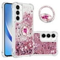 thumbnail image 1 of Case for FOXDOCK Samsung Galaxy A56 Full Corner Protection Glitter Phone Case with Ring Holder, 1 of 4