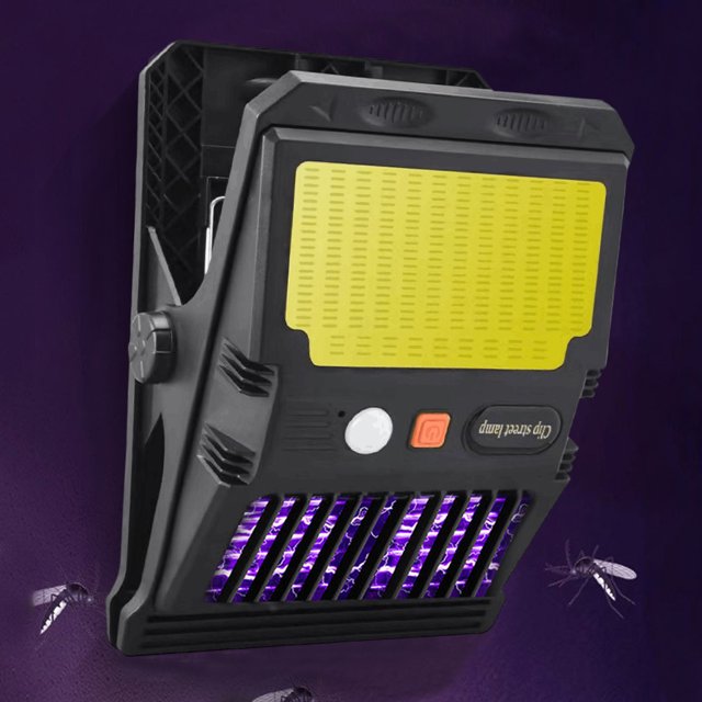 Luz Solar Al Aire Libre Lámpara solar inalámbrica para matar mosquitos Lámpara con abrazadera para exteriores (L StyleB) Sywqhk Para estrenar