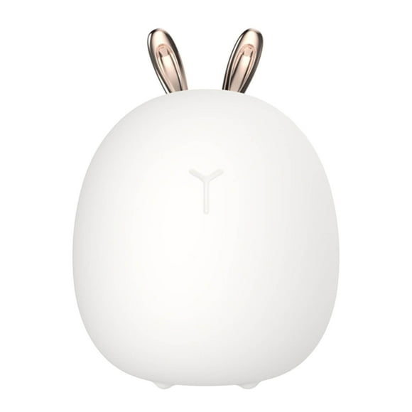 Mefallenssiah Rabbit and Deer Shape Bedside Lamp Bedside Usb Silicone Pat Night