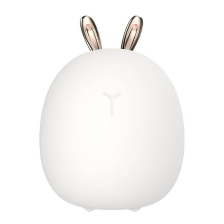 

Rabbit and Deer Shape Bedside Cartoon Lamp Bedside USB Silicone Pat Night Light
