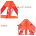 thumbnail image 3 of YOSADIER Panneau d'Avertissement Triangle en Plastique Rouge 4 Pcs pour Urgence Automobile Avertissement Réfléchissant, 3 of 8