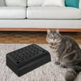 thumbnail image 2 of Elevated Cat Litter Ramp with Filter Function Black Plastic Cat Steps Litter Box Pedal Stool for Small and Elderly Cats, 2 of 9