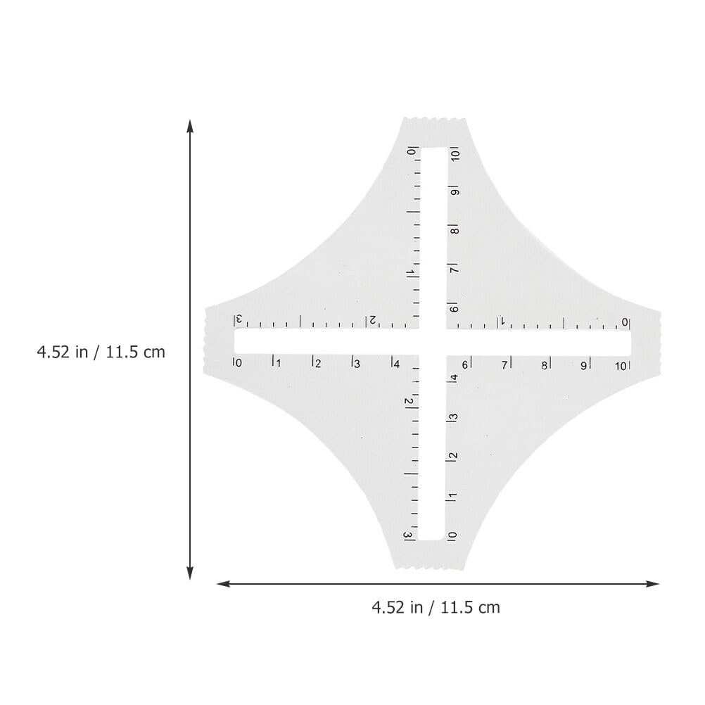 Fabric Cutting Ruler Quilters Ruler Scale Lines Sewing Ruler