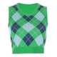thumbnail image 1 of Gibobby Casual Suéter para Mujer, Chaleco de punto con cuello en V, sin mangas, chaleco, otoño e invierno(Verde,CH), 1 of 4