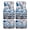 Calm Lake View, variant on 4-Piece Car Floor Mats Set, Calm Lake View Crystal Velvet Automotive Front & Rear Floor Liners, Universal Fit for Car, Truck, SUV
