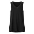 thumbnail image 4 of DuoJiaJ Women Summer V Neck Sleeveless Vest Shirt Casual Tunic Tops Blouse Women’s Casual Ribbed Knit Tank Tops, 4 of 5