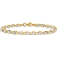 thumbnail image 3 of 14K Two-Tone Polished Fancy Link Bracelet (Width 4) (Length 7.5) - Jbsp, 3 of 5