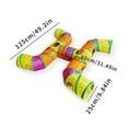 thumbnail image 3 of Junepar Cat Tunnel H-Way Cat Tunnels for Indoor Cats Collapsible Cat Play Tunnel Interactive Toy Maze Cat House for Cats Puppy Kitty Kitten Rabbit (Multicolor), 3 of 8