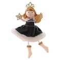 thumbnail image 1 of Inteprter Hogar Oficina pared chimenea Navidad colgante muñeca portátil Navidad colgante decoración Festival ornamento regalo de cumpleaños Kits de decoración para fiestas Negro Inteprter HA069081-02, 1 of 6