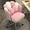 Pink and White, variant on Home Office Desk Butterfly Chair with Mid-Back Upholstered Modern Tufted Computer Task Chair Swivel Height Adjustable Velvet Vanity Makeup Chair