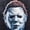 Halloween II, variant on Scary Movie Halloween Cloud Throw and Reusable Embroidered Fabric Bucket Set, 60" x 70"