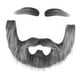 thumbnail image 3 of Barba y bigote falsos: ¡hazlo tú mismo! Ideal para Halloween, mascaradas, presentaciones, cumpleaños. gris, 3 of 8