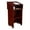Mahogany, variant on Oklahoma Sound Tabletop Lectern With Av Cart Lectern Base, Black With Charcoal Trim