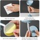 thumbnail image 1 of Juego de 2 jaboneras de pared - En forma de concha - Con desagüe - Para cocina, baño, ducha, champú LingWen 8390606080646, 1 of 1