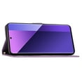 thumbnail image 3 of For Xiaomi 14 Case Wallet Card Slots Leather Phone Cover Butterfly Pattern - Light Purple, 3 of 5