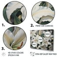thumbnail image 3 of Designart "Beautiful White Lilies In Bloom I" Lilies Floater Framed Wall Art Living Room, 3 of 5