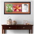 thumbnail image 2 of ArtToFrames Collage Photo Picture Frame with 3 - 8.5x11 Openings, Framed in Black with Red Orange and Black Mats (CDM-3926-70), 2 of 8